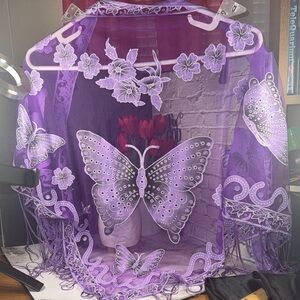 Purple Butterfly Shawl 
3 colors, specify color